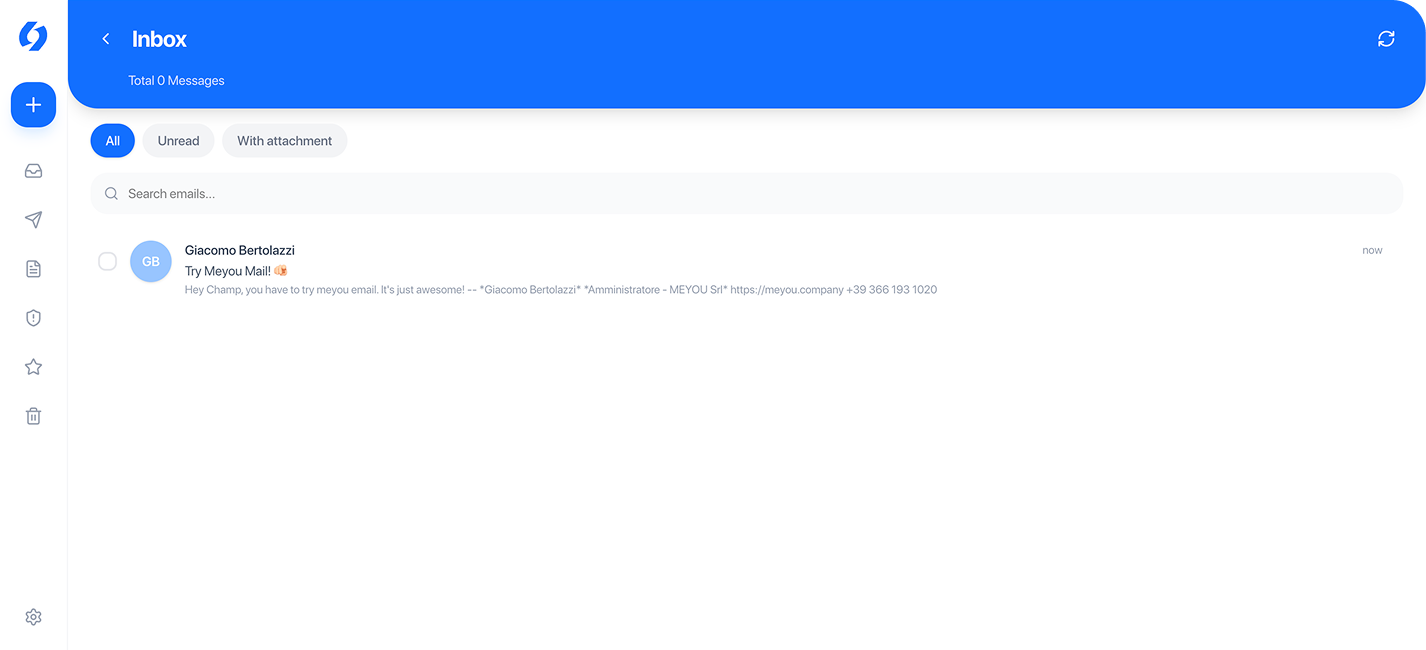MeYou Email platform